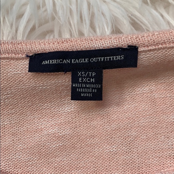 American Eagle 🦅 loose fitting blush pink top XS - Picture 3 of 3